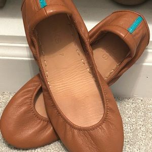 Tieks chestnut flats size 7